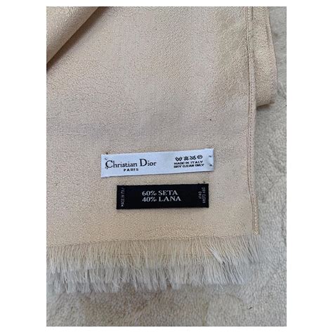 beige dior scarf|designer silk scarf.